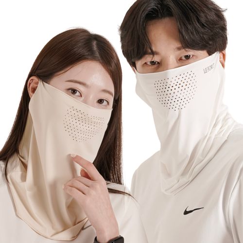 르포스 쿨 스포츠 마스크 1+1 (스킨베이지+화이트)
