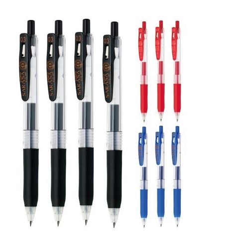 제브라 사라사클립볼펜 0.3mm