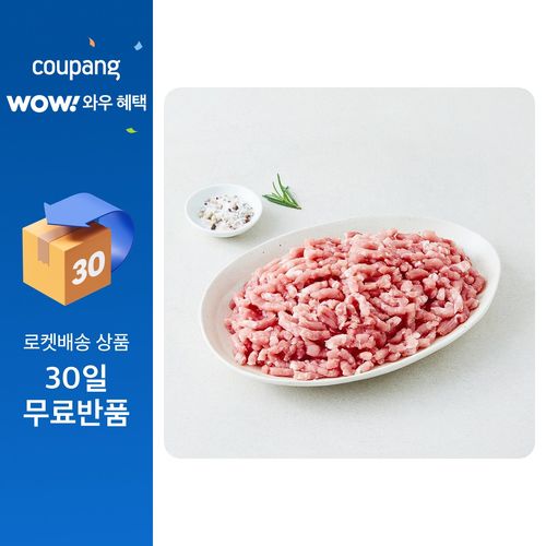선진포크 한돈 무항생제 인증 뒷다리 다짐육 (냉장), 1개, 500g
