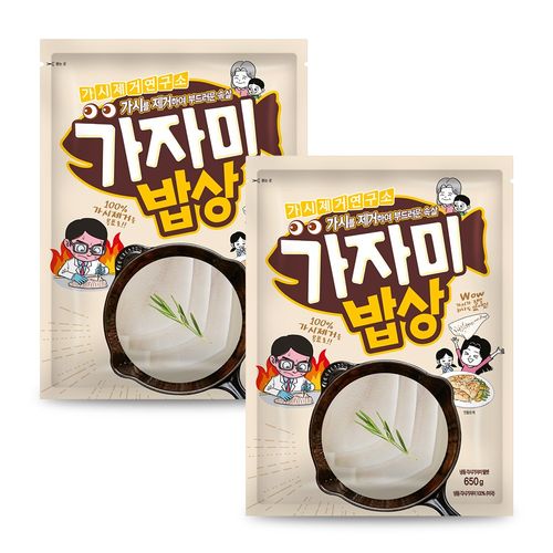 가시제거연구소 가자미밥상 총 1.3kg 순살 무염 가자미, 650g, 2개