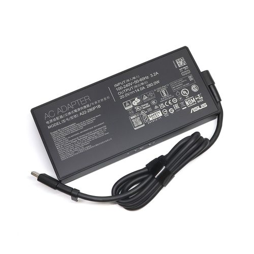 ASUS 정품 A22-280P1B TUF TUF Gaming A16 FA608PP 충전기 20V 14A 직사각팁 어댑터, 1세트, asus20v14a직사각형