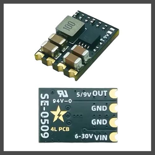 Micro BEC 전원 모듈 5V 9V DC-DC 스텝다운 레귤레이터 SE-0509, 2개, SE-0509