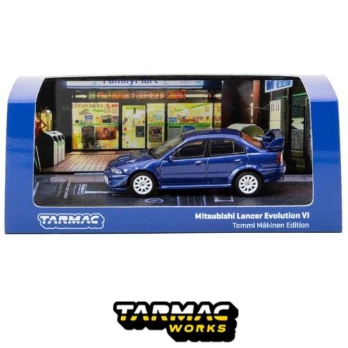 타막웍스 1/64 미쓰비시 랜서 Evolution VI Tommi Makinen Edition Blue - ROAD64
