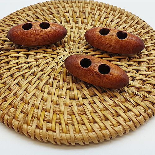 동대문단추왕 우드 떡볶이 총알 단추 30mm