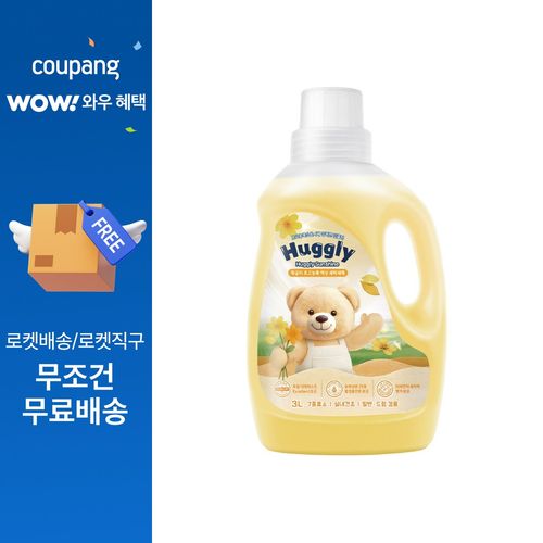허글리 초고농축 액상 세탁세제 허글리선샤인, 1개, 3L