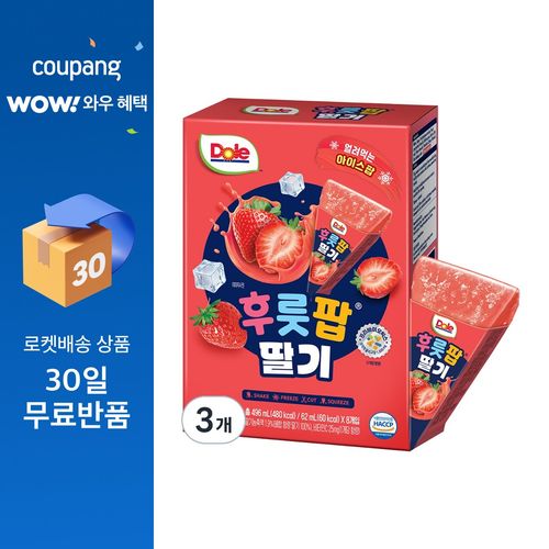 돌 후룻팝 딸기, 24개, 62ml