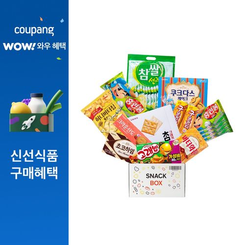 사무실 과자세트 스낵 15입 세트 2호 (쵸코하임 + 버터와플 + 참크래커 + 허니버터칩 + 구운감자 2p + 참쌀선과 + 초코홈런볼 + 초코홈런볼4번들 + 고래밥 볶음양념맛 + 쿠크다스 케이크 + 크라운산도 딸기), 1세트, 11종