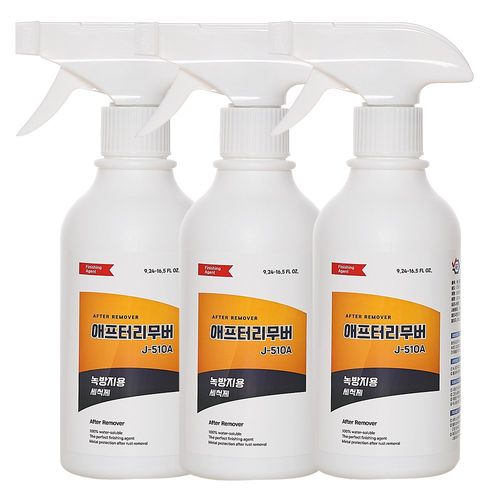 정우케미칼 수용성 방청유 애프터리무버 녹제거 후처리제 J-510A 방청제 300ML, 3개
