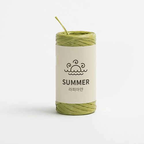 썸머라피아얀(50g)여름뜨개실 레이온뜨개, 119 연쑥, 1개