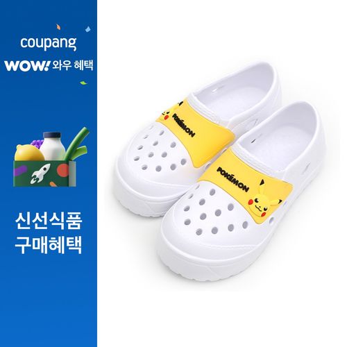 포켓몬스터 CH 피카츄 홀드 학생 EVA 실내화, YELLOW, 210