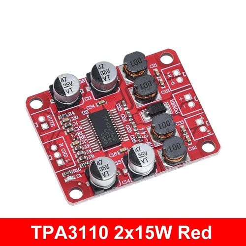 블루투스 4.2 TPA3110 15W / 30W X 2 듀얼 채널 디지털 스테레오 오디오 전력 증폭기 보드 모듈 자동차 USB 휴대용 Speake 전자 부품 액세서리 소스