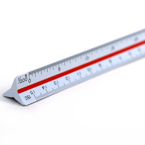 (우찌다) 삼각스케일자 10cm 삼각 스케일 제도, 본상품선택