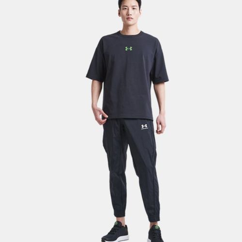 언더아머 유니섹스 오버핏 그래픽 반팔 티셔츠 1375291-001
