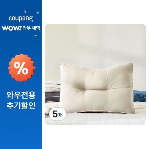 모던하우스 커버가 필요없는 베개, 베이지, 50 X 70 cm, 5개