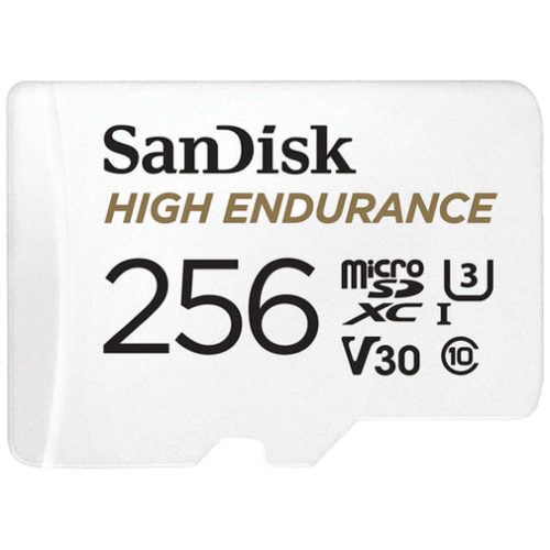 샌디스크 마이크로SD카드 High Endurance 하이엔듀런스 SDSQQNR + SD카드 케이스, 1개, 256GB