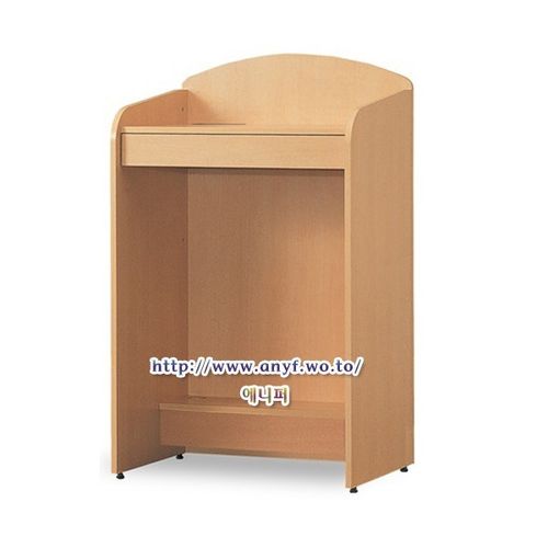 라운드 목재강의대 연설대 강연대 카운터교탁학원학교, 아카시아