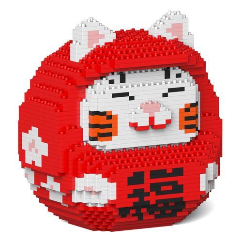 다루마 마네키네코 테마 블럭 S, 레드, 1개