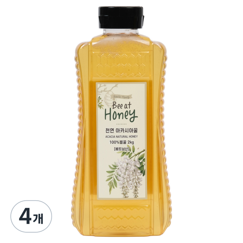 비엣꿀 아카시아 벌꿀, 2kg, 4개