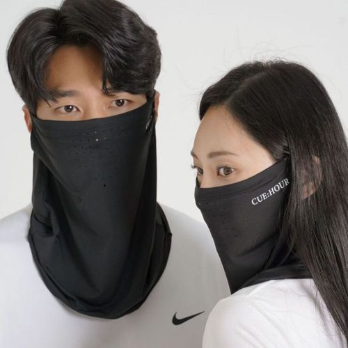 큐아워 자외선차단 냉감 골프 스포츠 마스크 1+1