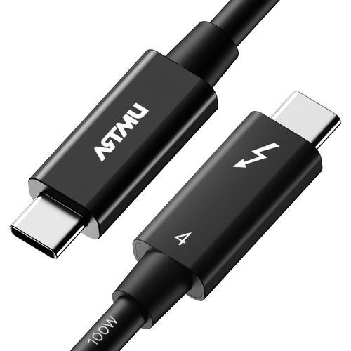 아트뮤 인텔 썬더볼트4 100W 40Gbps 케이블 블랙, 1개, 2m