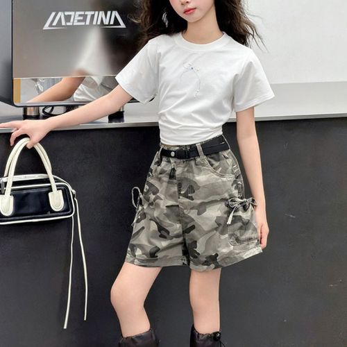 밀리터리 포켓 반바지 댄스복