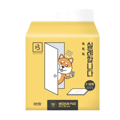 브리더랩 똑똑똑 강아지 배변 패드 허브향