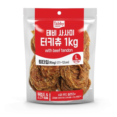 테비사사미 터키츄 링 L 1kg