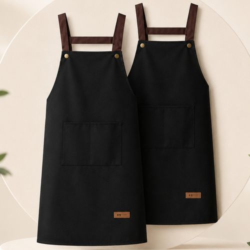 대세스토어 다용도 생활방수 앞치마, 2개, 블랙