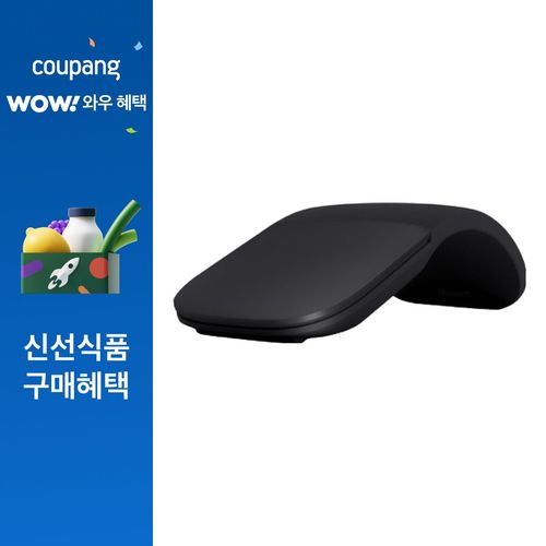 마이크로소프트 서피스 블루투스 아크 무선 마우스, CZV-00101, 블랙