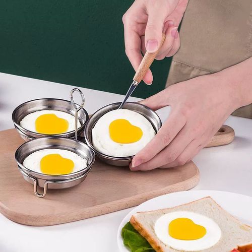 식사 수란틀 계란 원형 반숙 스테인레스