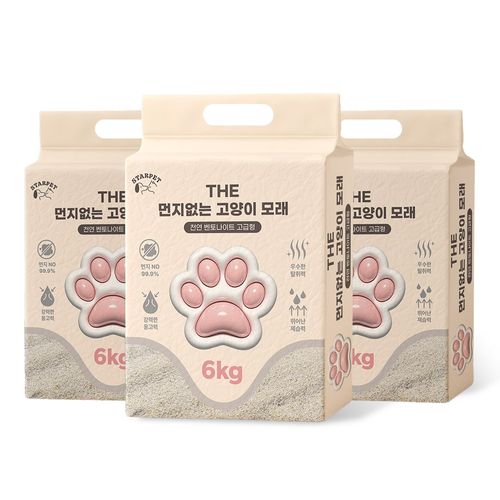 THE 먼지없는 벤토나이트 고양이모래 18kg