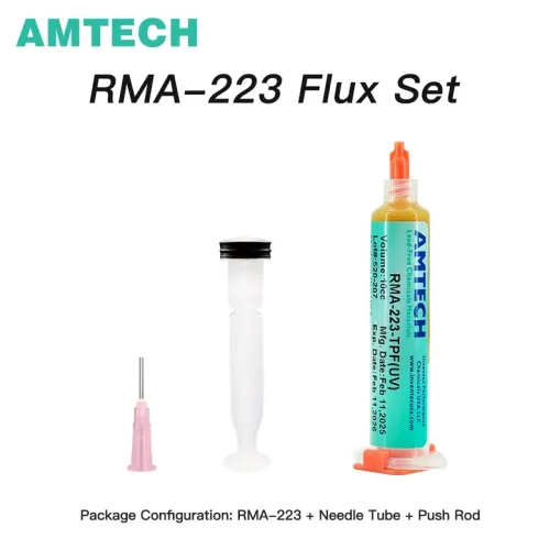 KINGBO RMA-218 AMTECH NC-559-ASM NC-223-ASM 플럭스 무세척 바늘 10cc