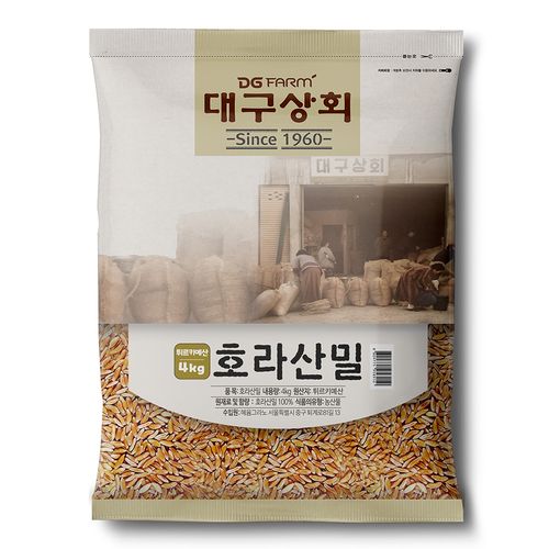 대구상회 호주산 호라산밀, 4kg, 1개