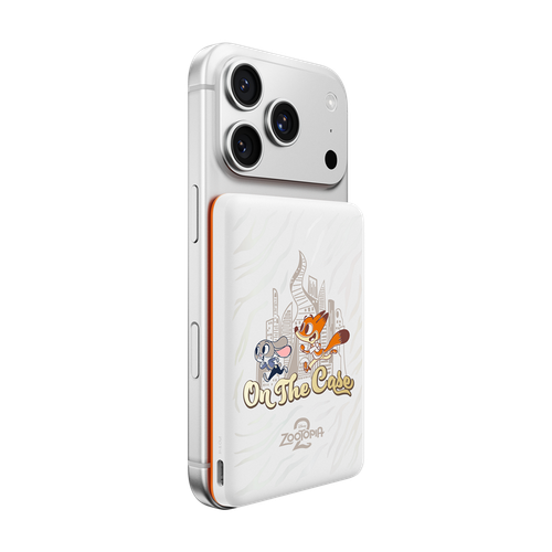 벨킨 부스트차지 초슬림 마그네틱 무선 충전 보조배터리 5000mAh, 디즈니 주토피아2, BPD010qcOG-DY