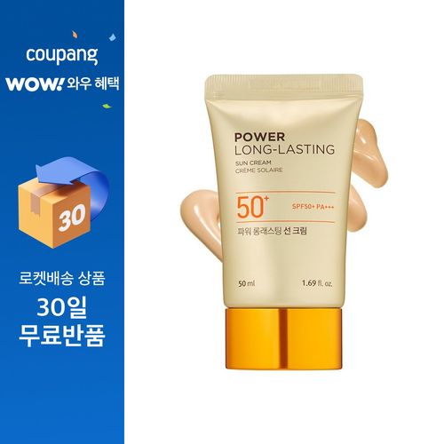 더페이스샵 내추럴 에코 파워 롱래스팅 선크림 SPF50+ PA+++, 50ml, 1개