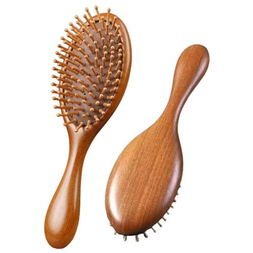 손상모를 위한 백단목 천연 고급 나무 빗 에어쿠션 두피 마사지 남자