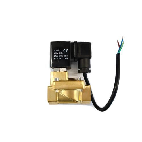 UDT에어유닛 2포트솔레노이드밸브-황동몸체 HPW154-220V, 1개