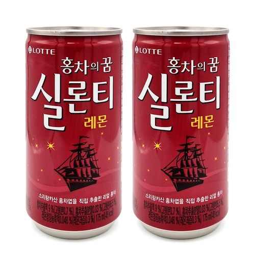 롯데 실론티 175ml 레몬홍차, 175ml, 30개