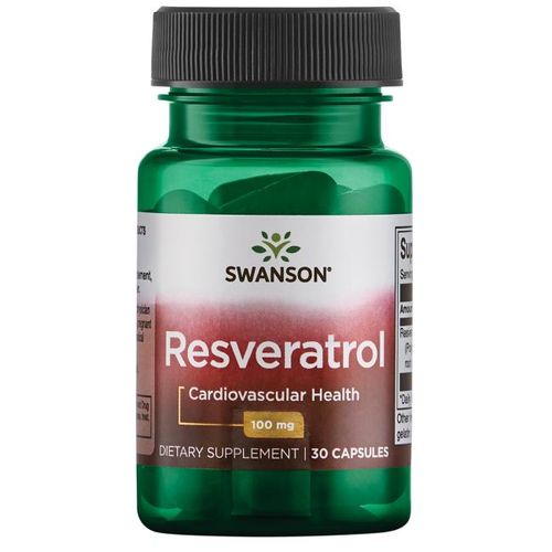 스완슨 레스베라트롤 100mg 캡슐, 1개, 30정