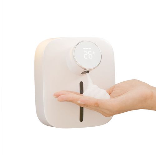 anando LED 벽걸이형 자동 손세정기/ 스마트 센서 3단 정량 거품 오토 핸드워시 / 손세정제 디스펜서 / 거품 비누 손소독제 type-c충전식 320ml