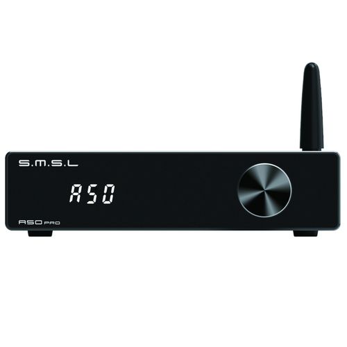 S.M.S.L A50 Pro 파워 앰프 - 2.1 채널 하이파이 앰프 (블루투스, USB, 광 입력, HDMI, RCA 입력 지원) 홈시어터용 AV 앰프, A50 Pro