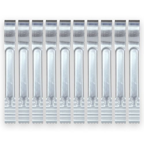 퍼스트리빙 스테인리스 다용도 주름 집게 소, 단일색상, 10개