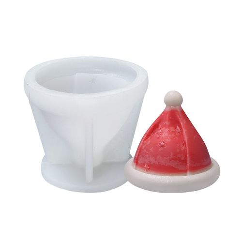 Christmas Aromatherapy Candle Mold Diy Santa Claus Christmas Tree Silicone Mold