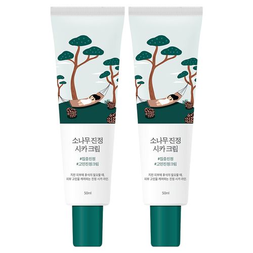 라운드랩 소나무 진정 시카 크림, 50ml, 2개