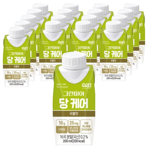 그린비아 당케어 곡물맛, 200ml, 18개