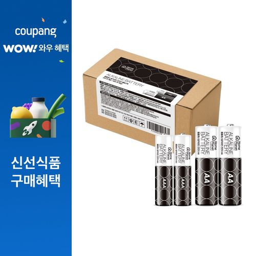 홈플래닛 알카라인 건전지 패밀리팩 AA + AAA, 1개, 40개입