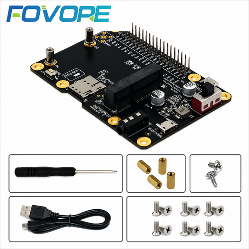 라즈베리 파이 5 4 3 B+, 3G 4G LTE WWAN 베이스 HAT, 아수스 티커용 SIM 슬롯이 있는 쉴드용 미니 PCIe-USB 어댑터