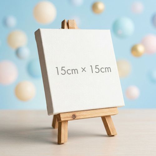 osshop 면천 미니 무지 캔버스, 10개, 15호