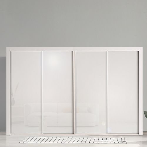 국내제작 직접배송 키높이 클래시 3240mm 슬라이딩옷장 이불장 양복장, 02) 화이트(유광)