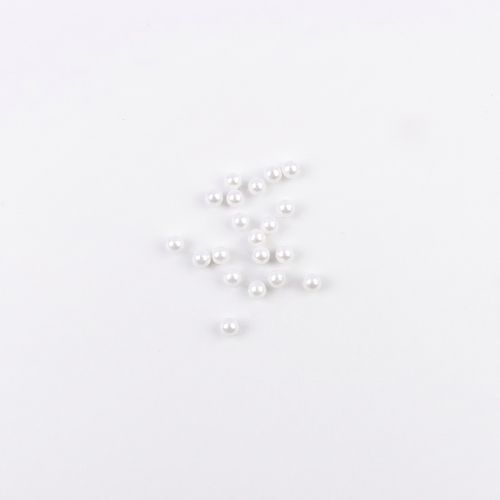 진주구슬 무구멍 대용량 벌크 진주비즈, 1개, 5mm-화이트_(1봉)